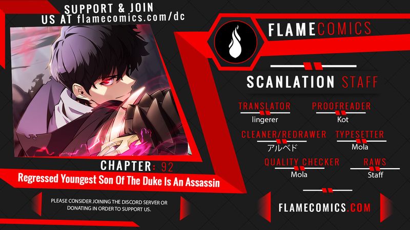 The Regressed Son of a Duke is an Assassin - Chapter 92 Page 1