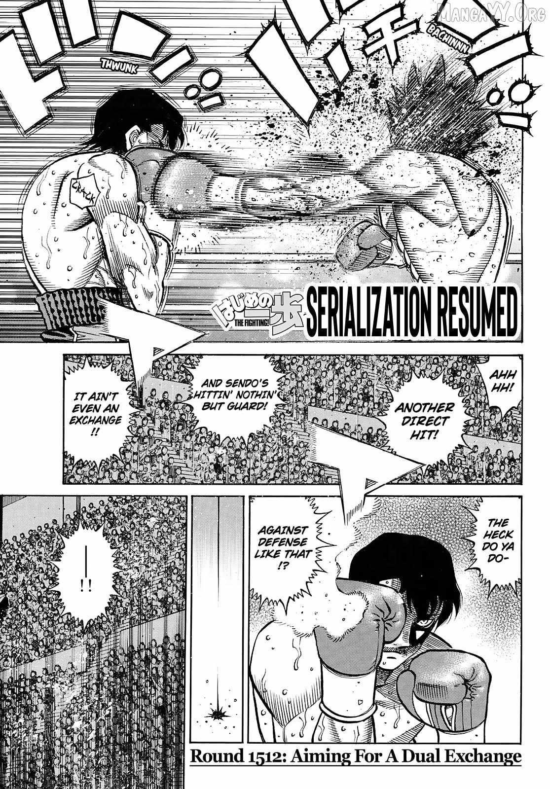 Hajime no Ippo - Chapter 1512 Page 1