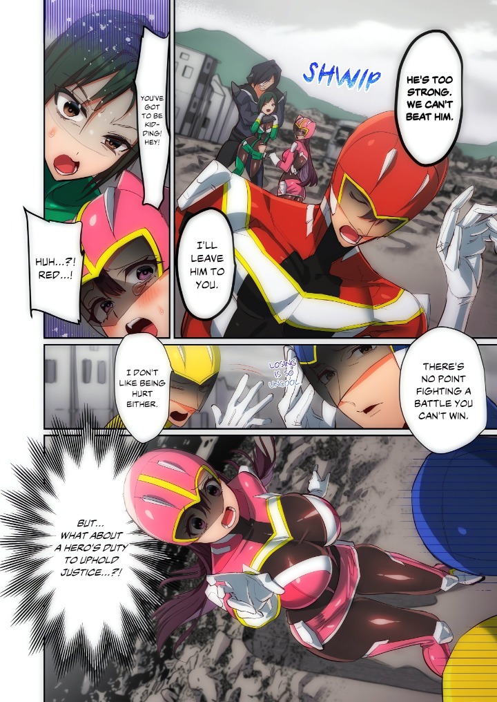 Pitiful Ranger Pink: I’m Such a Disgrace, but It Feels So Good! (Uncensored) - Chapter 2 Page 6
