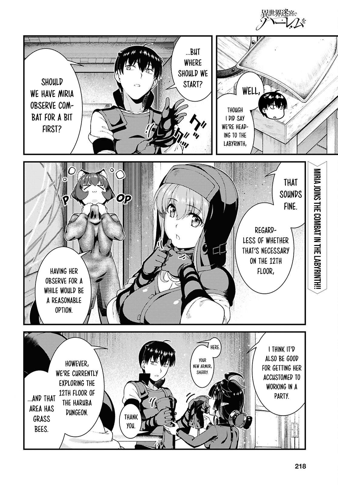 Isekai Meikyuu de Harem wo - Chapter 111 Page 3