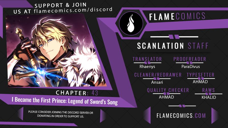 I Became the First Prince: Legend of Sword’s Song - Chapter 43 Page 1
